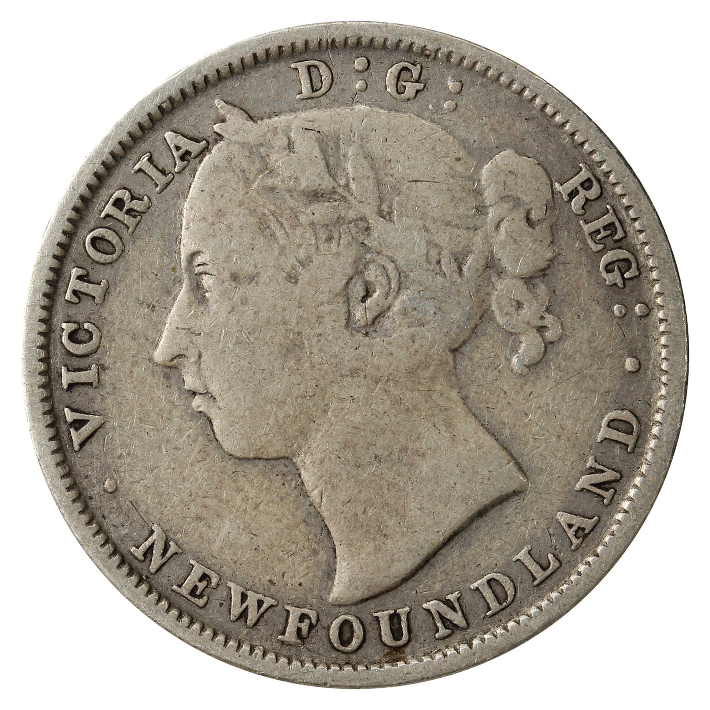 1882H Newfoundland 20-cents Very Good (VG8)