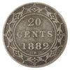 1882H Newfoundland 20-cents VG-F (VG10)