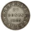 1885 Newfoundland 20-cents F-VF (F15) $