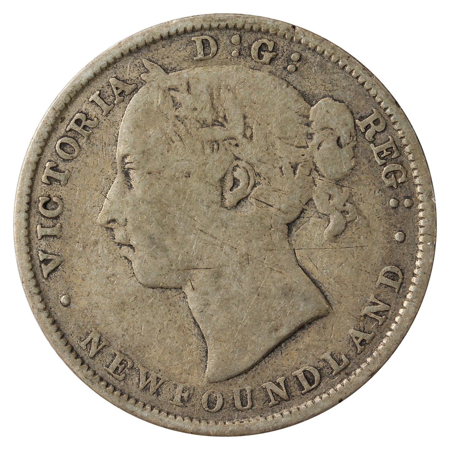 1888 Newfoundland 20-cents G-VG (G6)