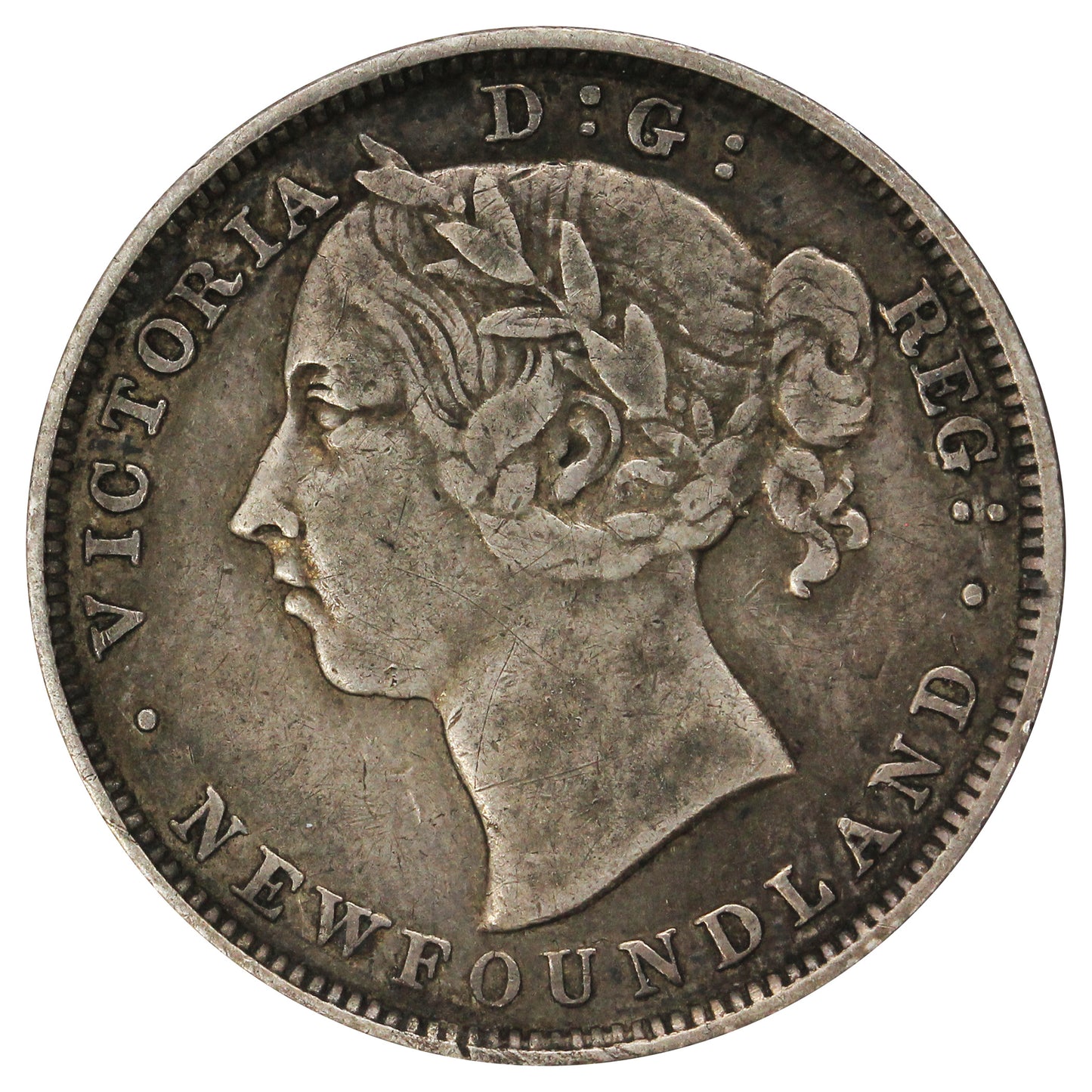 1888 Newfoundland 20-cents Very Fine (VF20) $