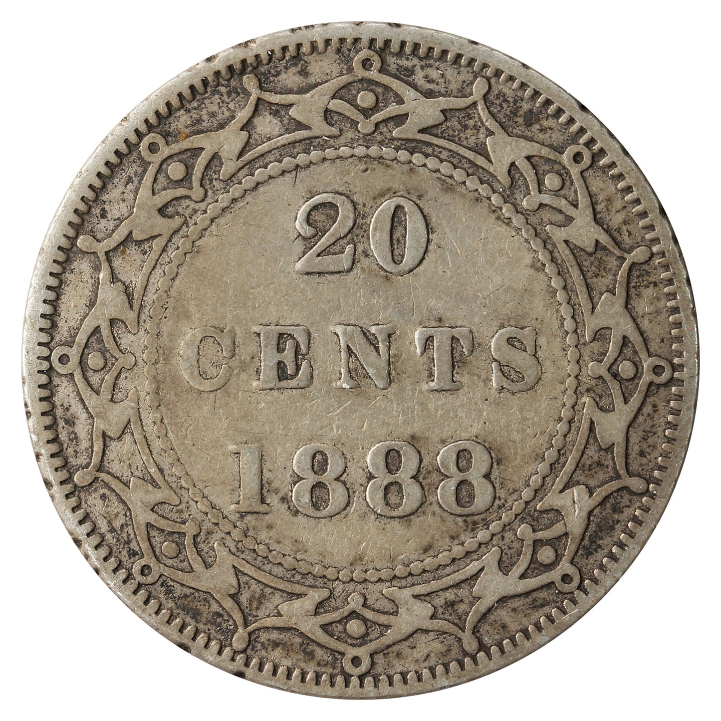 1888 Newfoundland 20-cents VG-F (VG10)