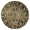 1890 Newfoundland 20-cents Very Good (VG8)
