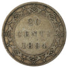 1894 Obv. 1 Newfoundland 20-cents Fine (F-12)