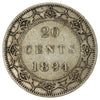 1894 Obv. 1 Newfoundland 20-cents F-VF (F-15)