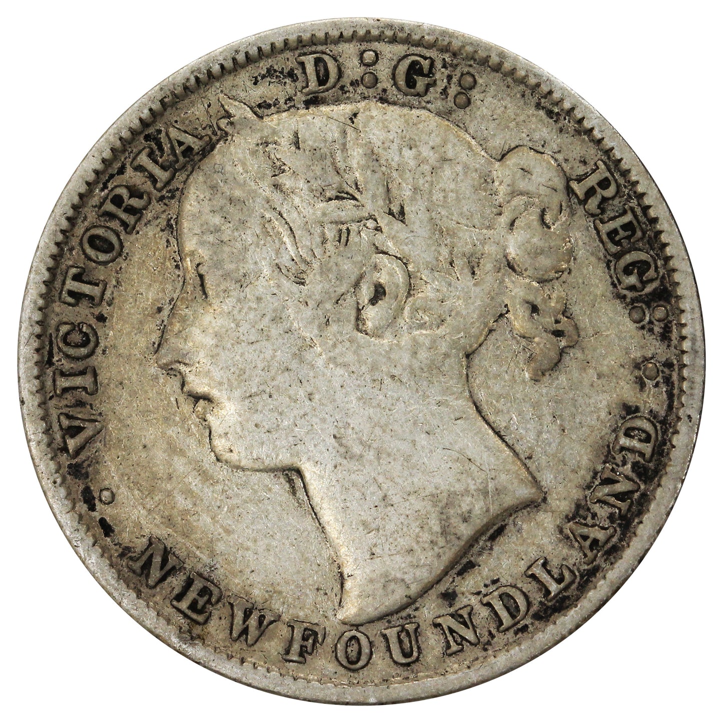 1894 Obv. 1 Newfoundland 20-cents F-VF (F-15)