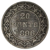 1896 Large 96 Newfoundland 20-cents F-VF (F-15)