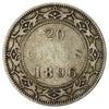 1896 Small 96 Newfoundland 20-cents Fine (F12)