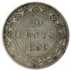 1899 Hook 99 Newfoundland 20-cents Fine (F12) $