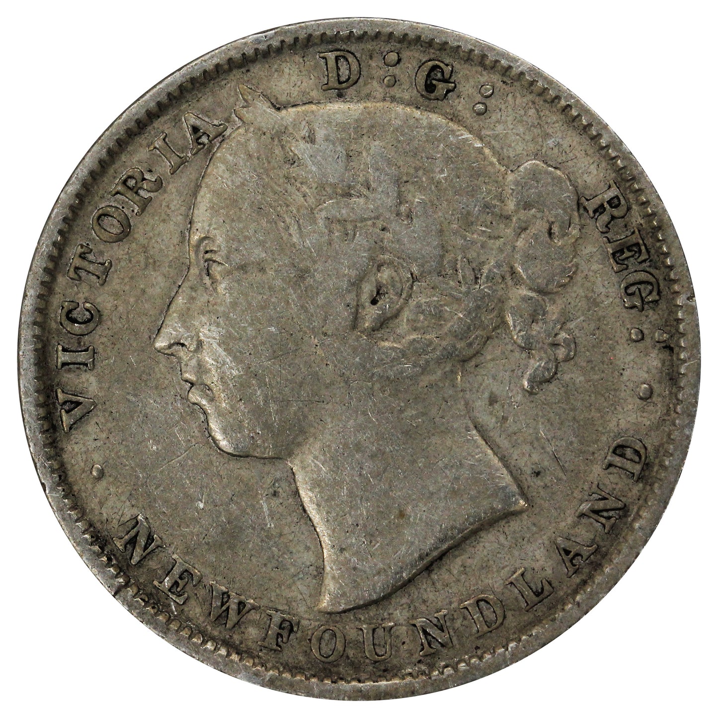 1899 Hook 99 Newfoundland 20-cents Fine (F12) $