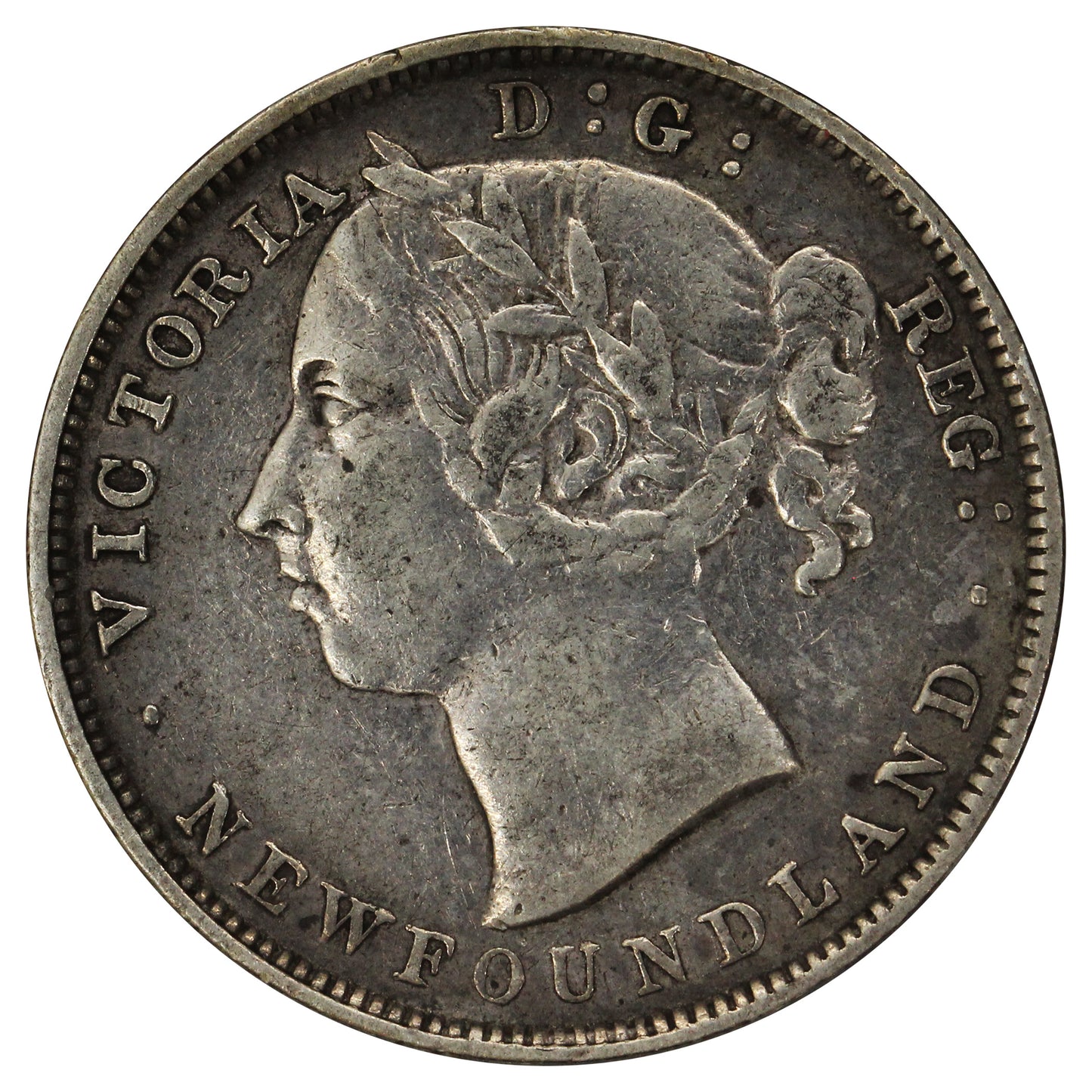 1899 Large 99 Newfoundland 20-cents VF-EF (VF-30) $