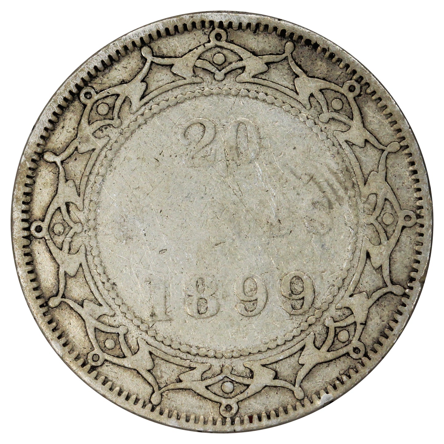 1899 Large 99 Newfoundland 20-cents VG-F (VG10)