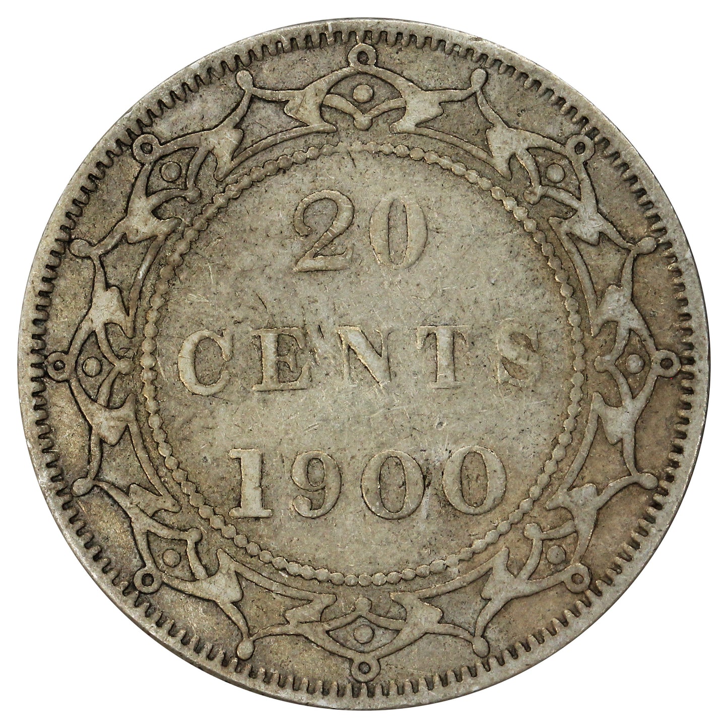 1900 Newfoundland 20-cents Fine (F12)