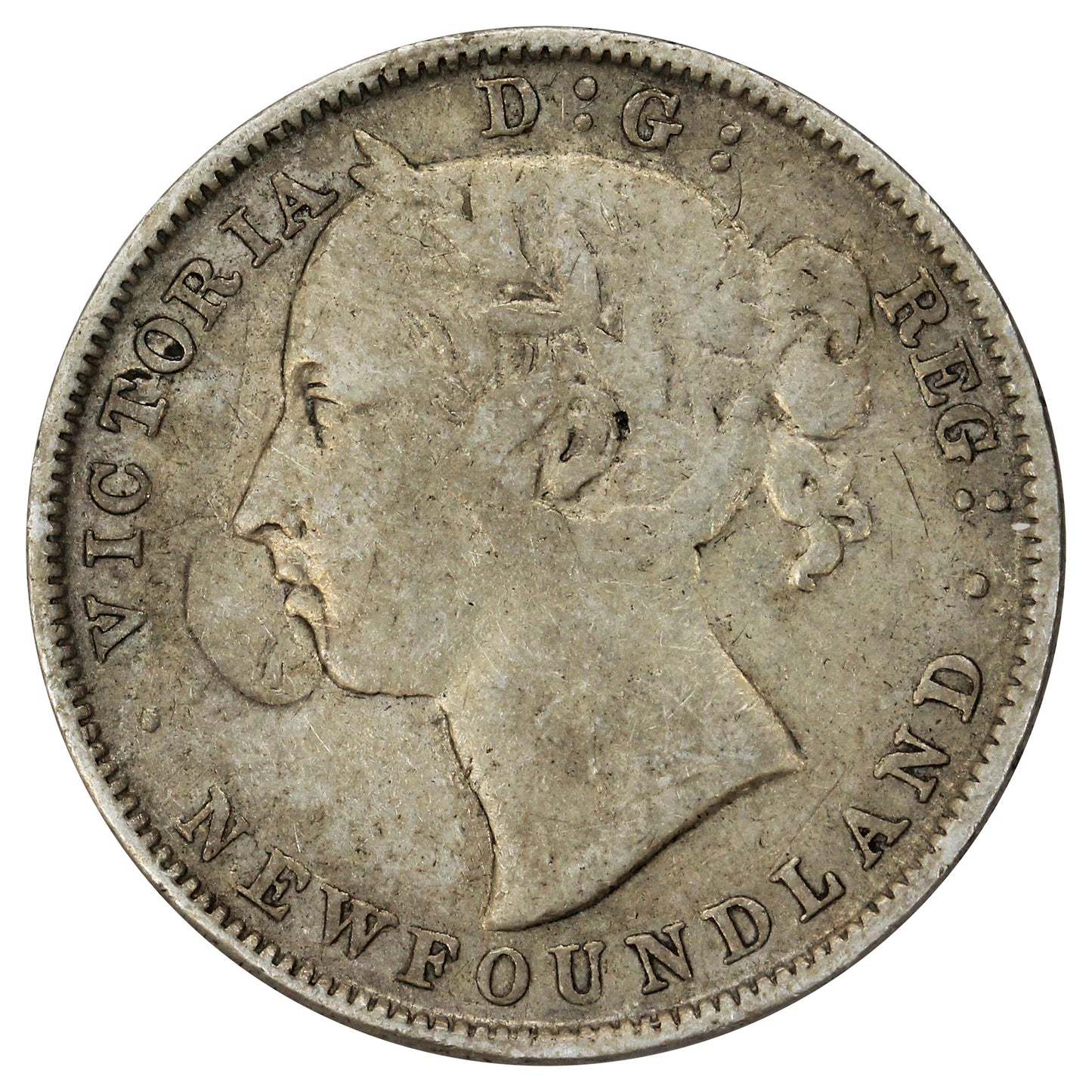 1900 Newfoundland 20-cents Fine (F12)