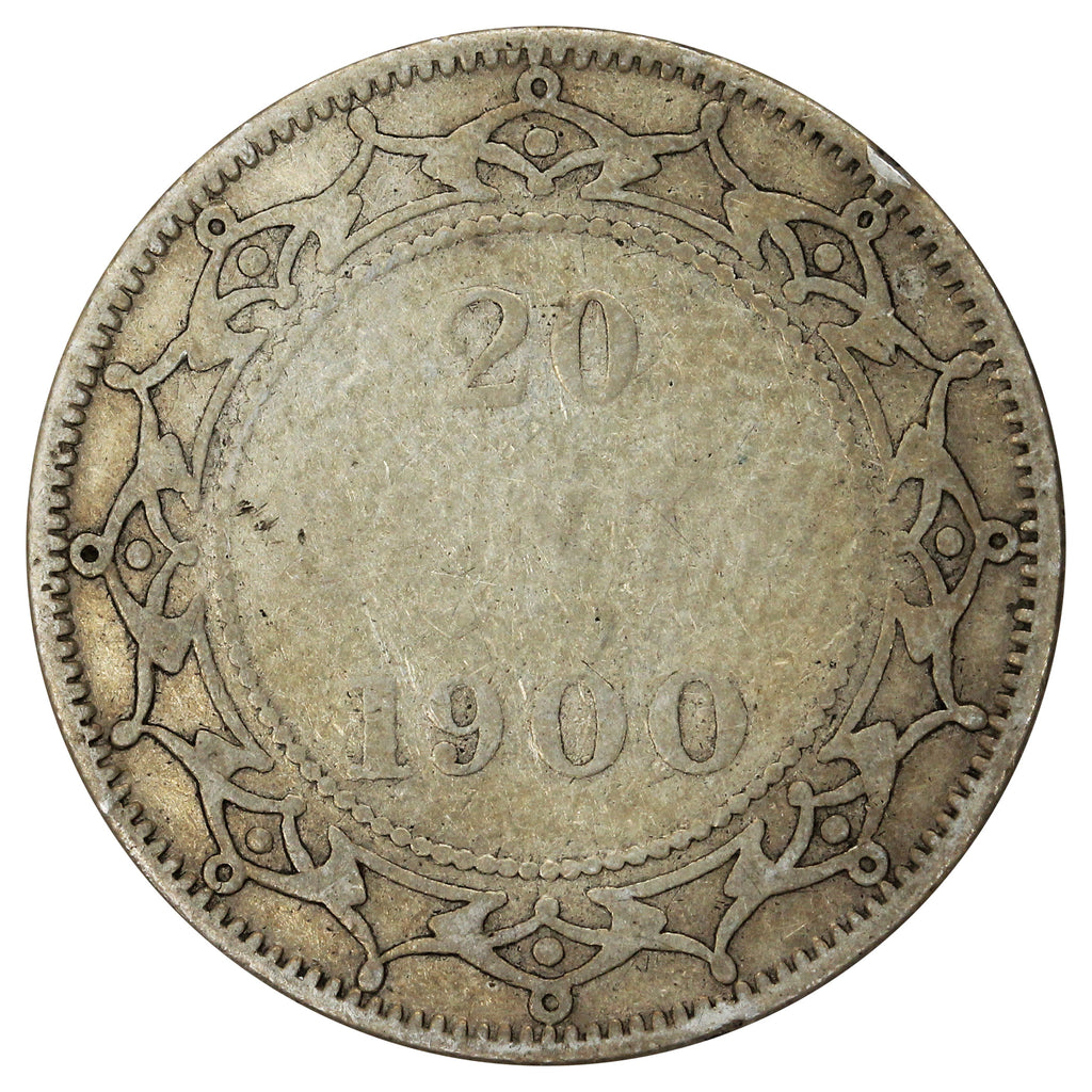 1900 Newfoundland 20-cents Very Good (VG8)
