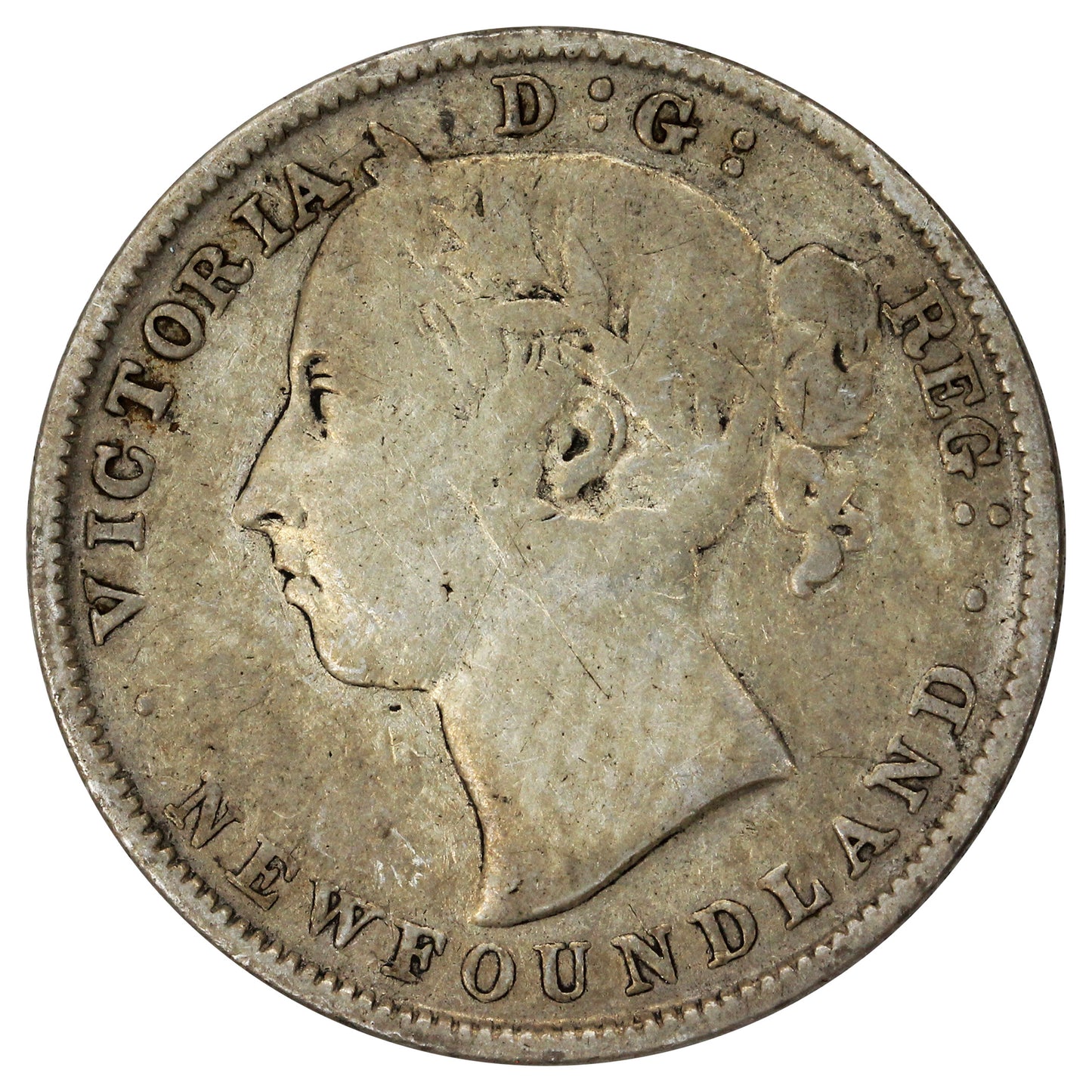 1900 Newfoundland 20-cents Very Good (VG8)