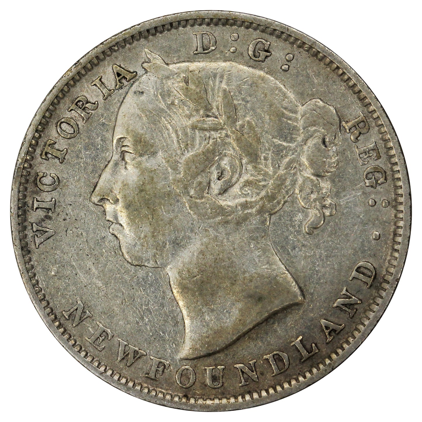 1900 Newfoundland 20-cents VF-EF (VF-30) $