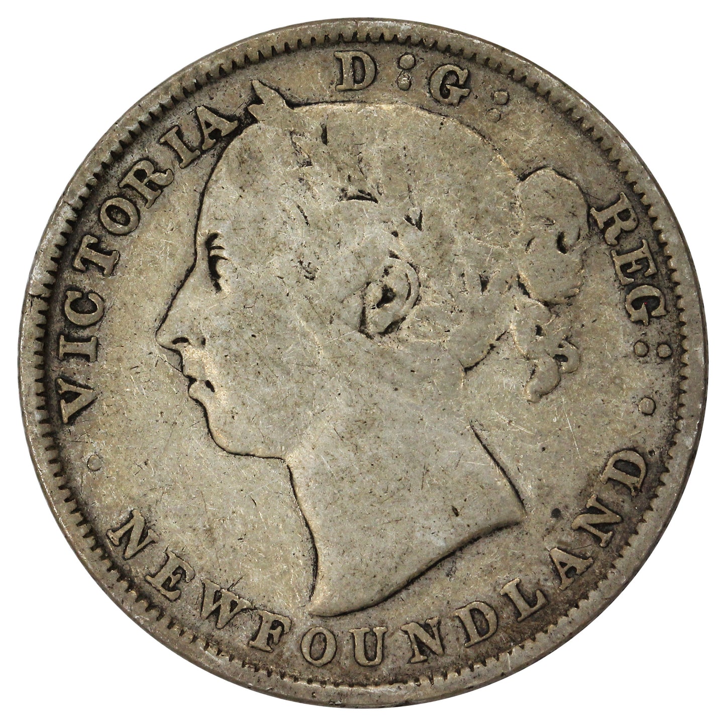 1900 Newfoundland 20-cents VG-F (VG10)