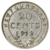 1912 Newfoundland 20-cents VF-EF (VF-30)