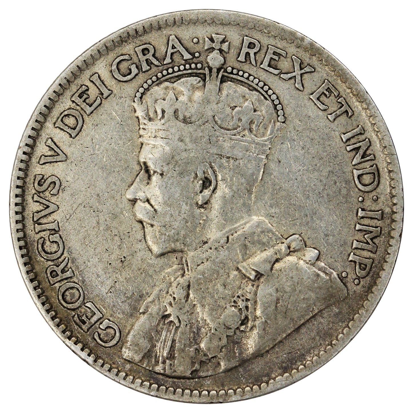 1917C Newfoundland 25-cents Fine (F12)
