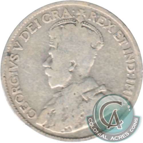 1917C Newfoundland 25-cents G-VG (G6)
