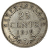 1919C Newfoundland 25-cents F-VF (F15)