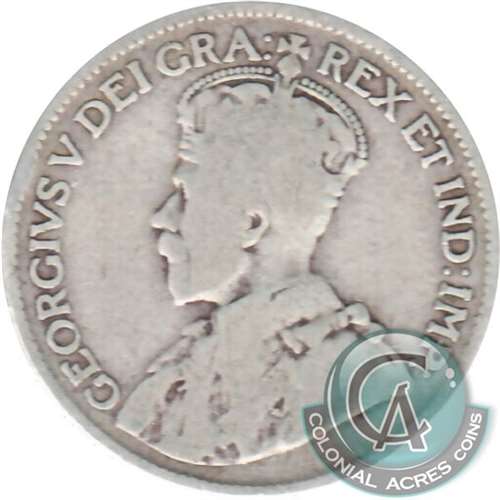 1919C Newfoundland 25-cents G-VG (G6)