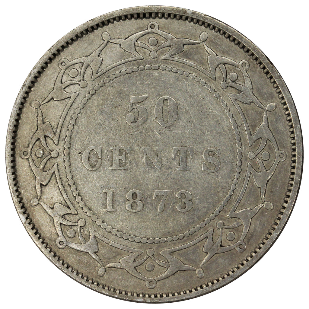 1873 Newfoundland 50-cents Very Good (VG8)