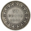 1874 Newfoundland 50-cents Very Good (VG8)