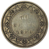 1880 Newfoundland 50-cents VG-F (VG10) $