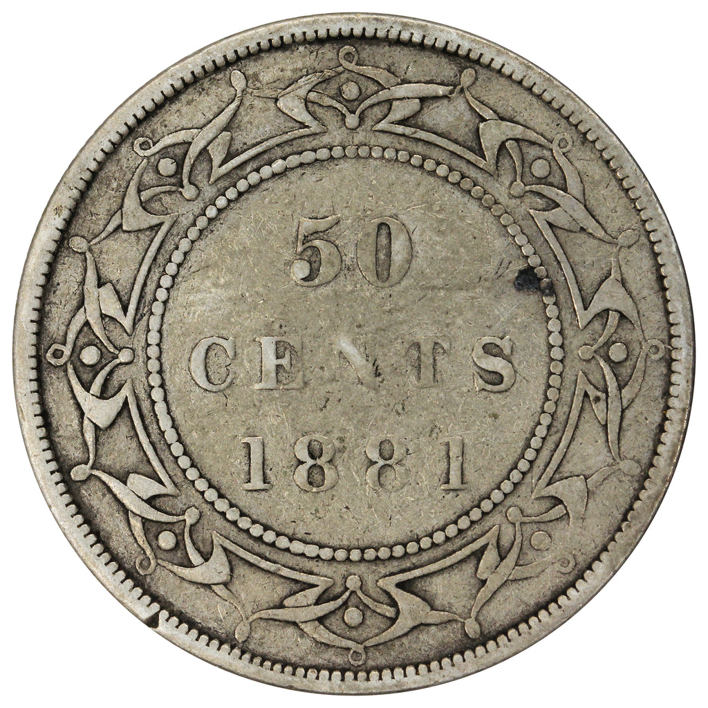 1881 Newfoundland 50-cents G-VG (G6)