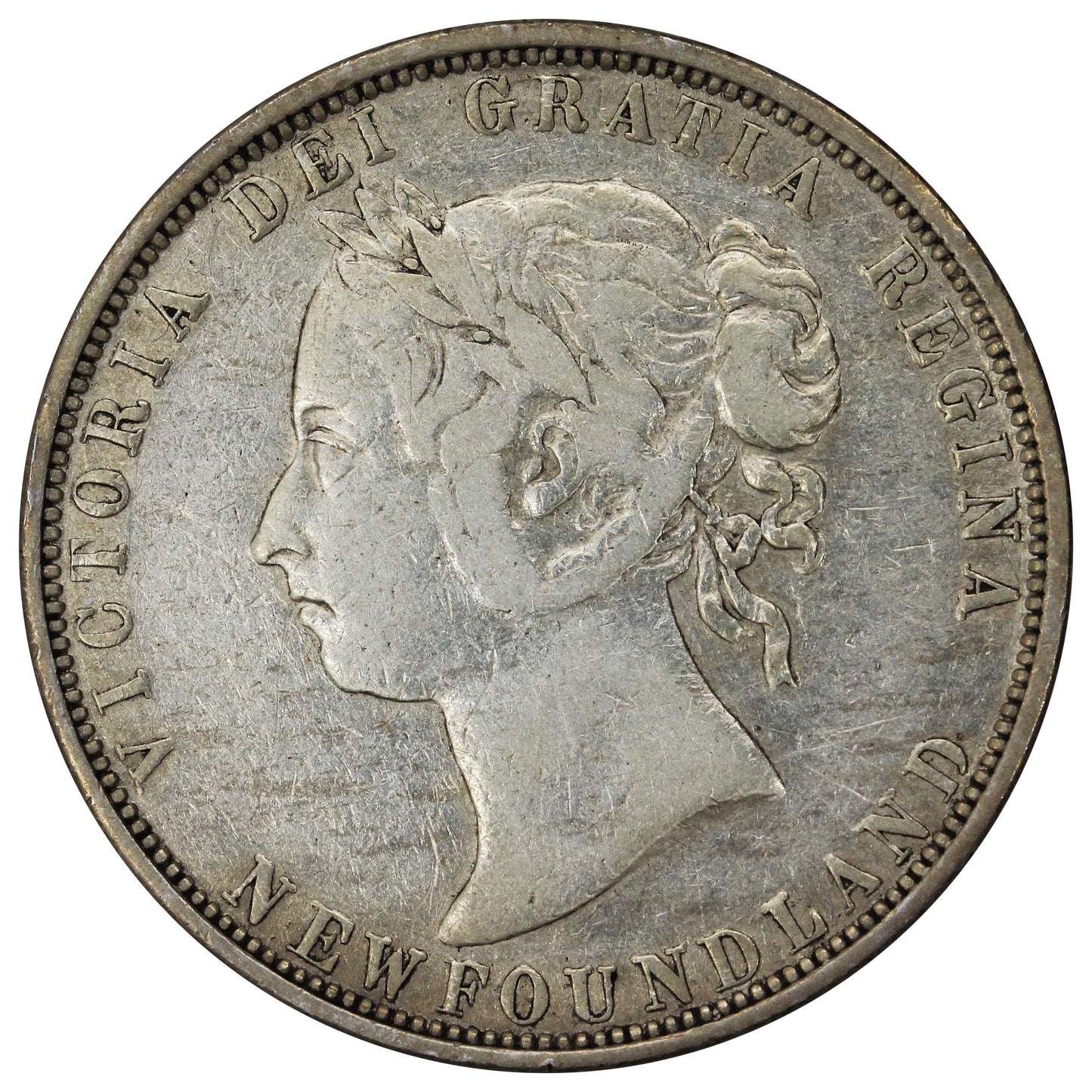 1882H Newfoundland 50-cents F-VF (F15) $