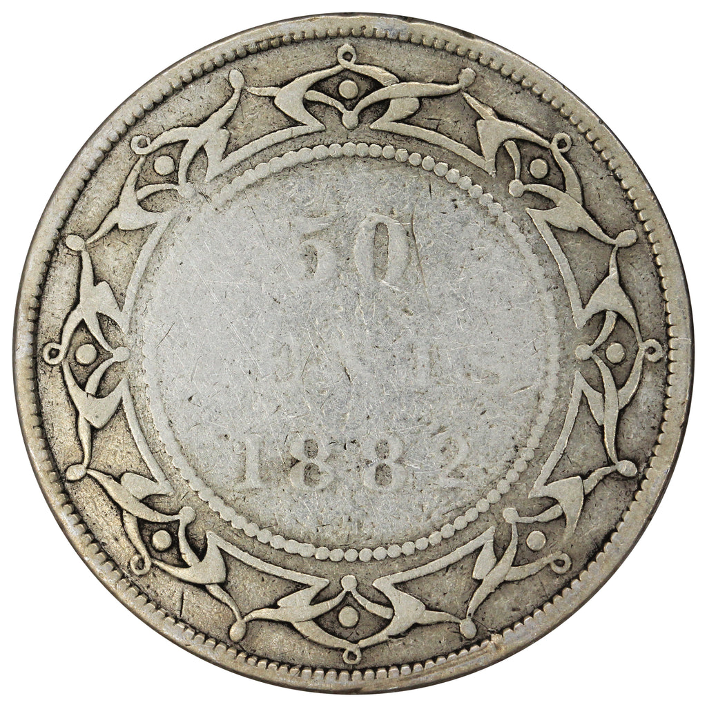 1882H Newfoundland 50-cents G-VG (G6)