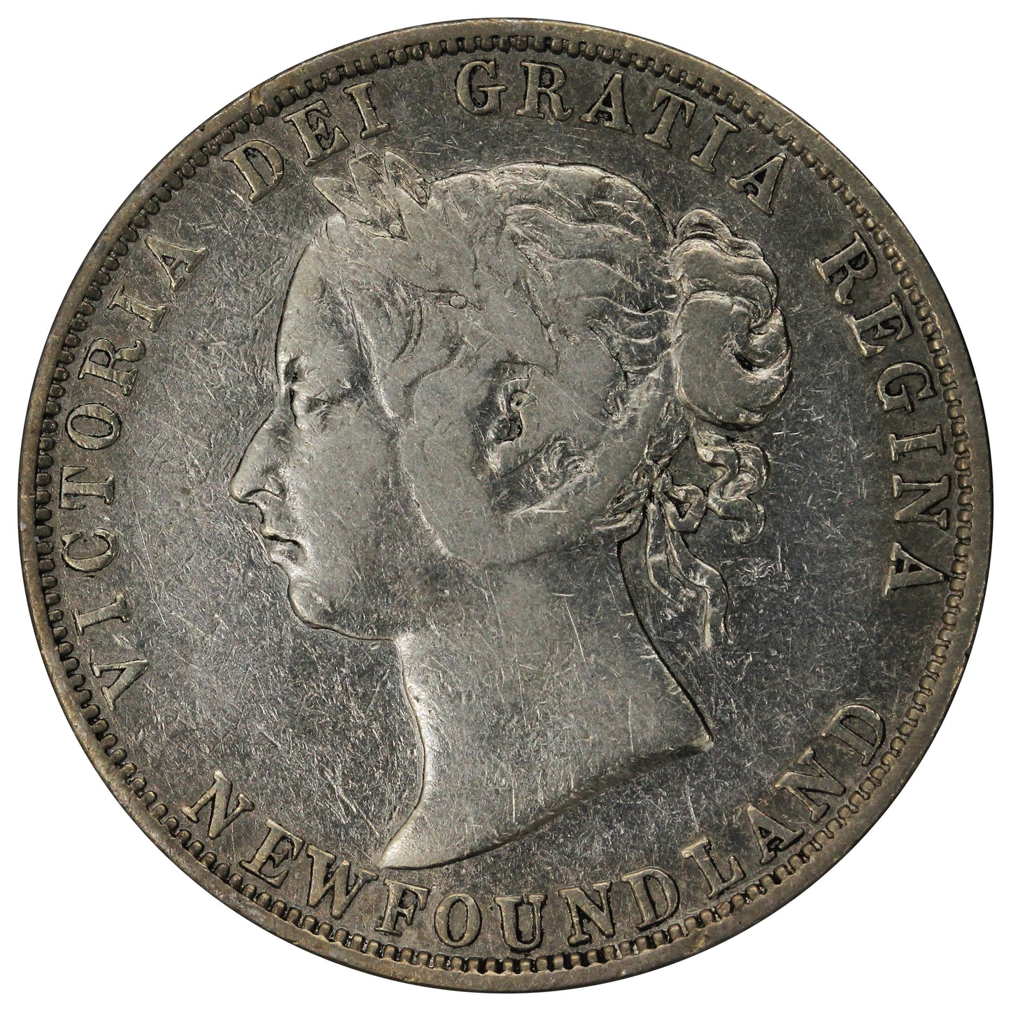 1888 Newfoundland 50-cents VG-F (VG10) $