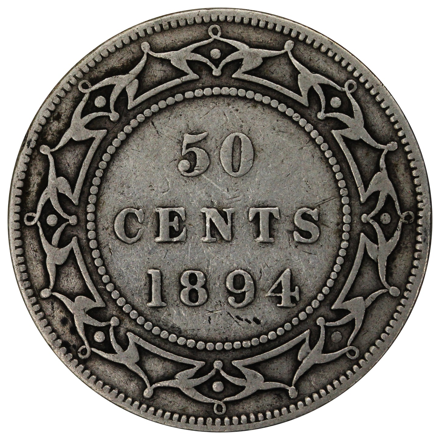 1894 Newfoundland 50-cents G-VG (G6)