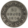 1894 Newfoundland 50-cents VG-F (VG10)
