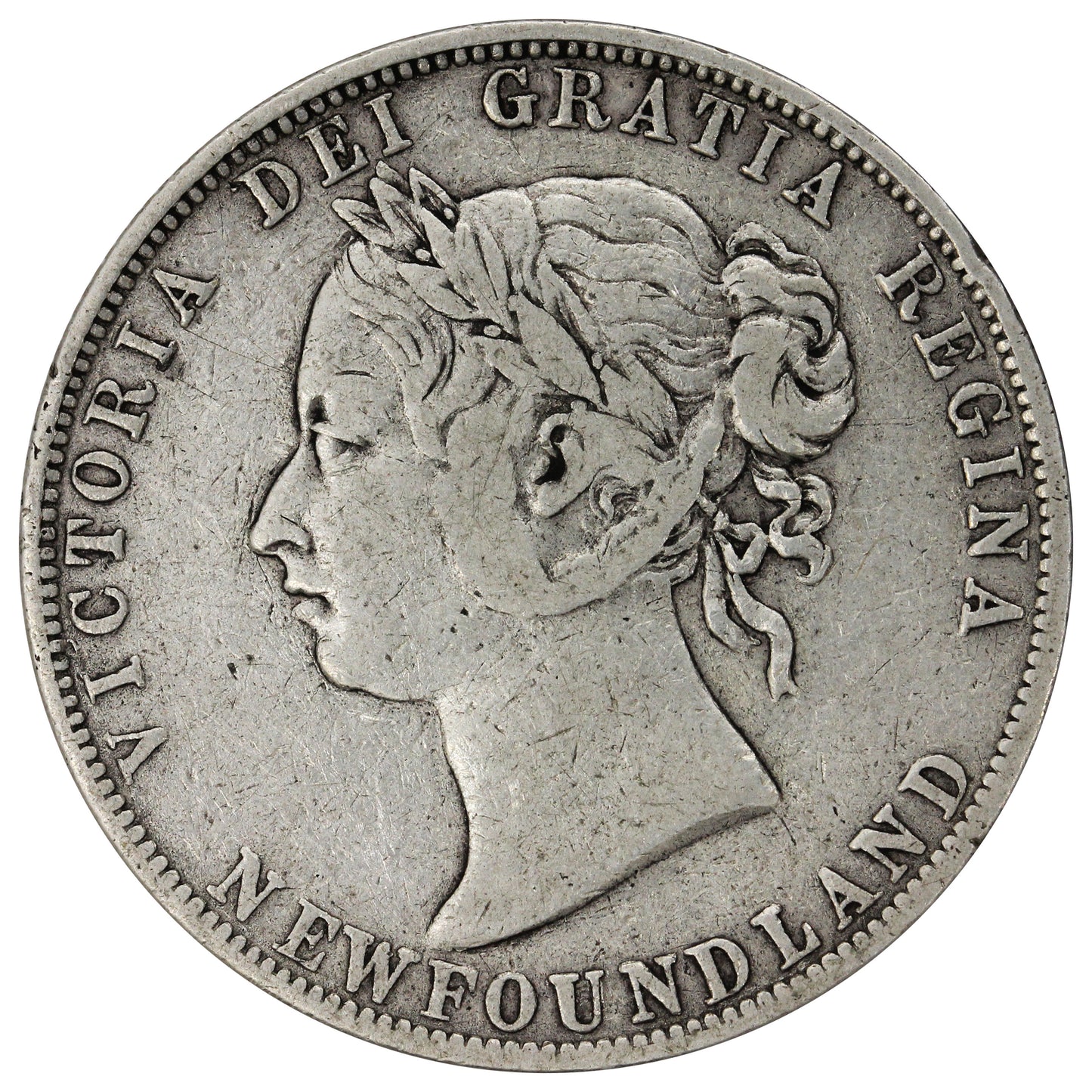 1894 Newfoundland 50-cents VG-F (VG10)