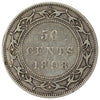 1898 Obv. 2 Small W Newfoundland 50-cents VG-F (VG10)