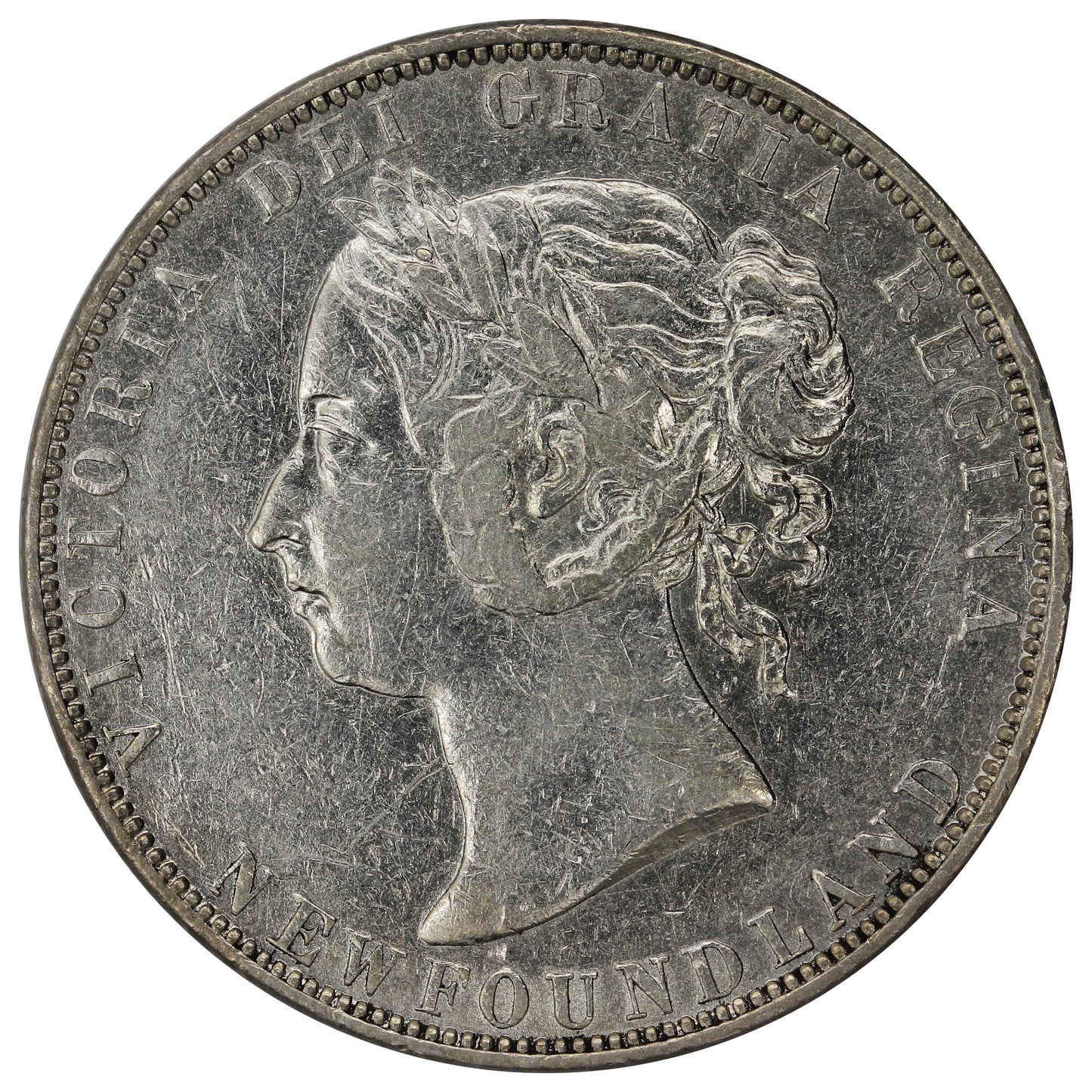 1899 Narrow 9's Newfoundland 50-cents F-VF (F15)
