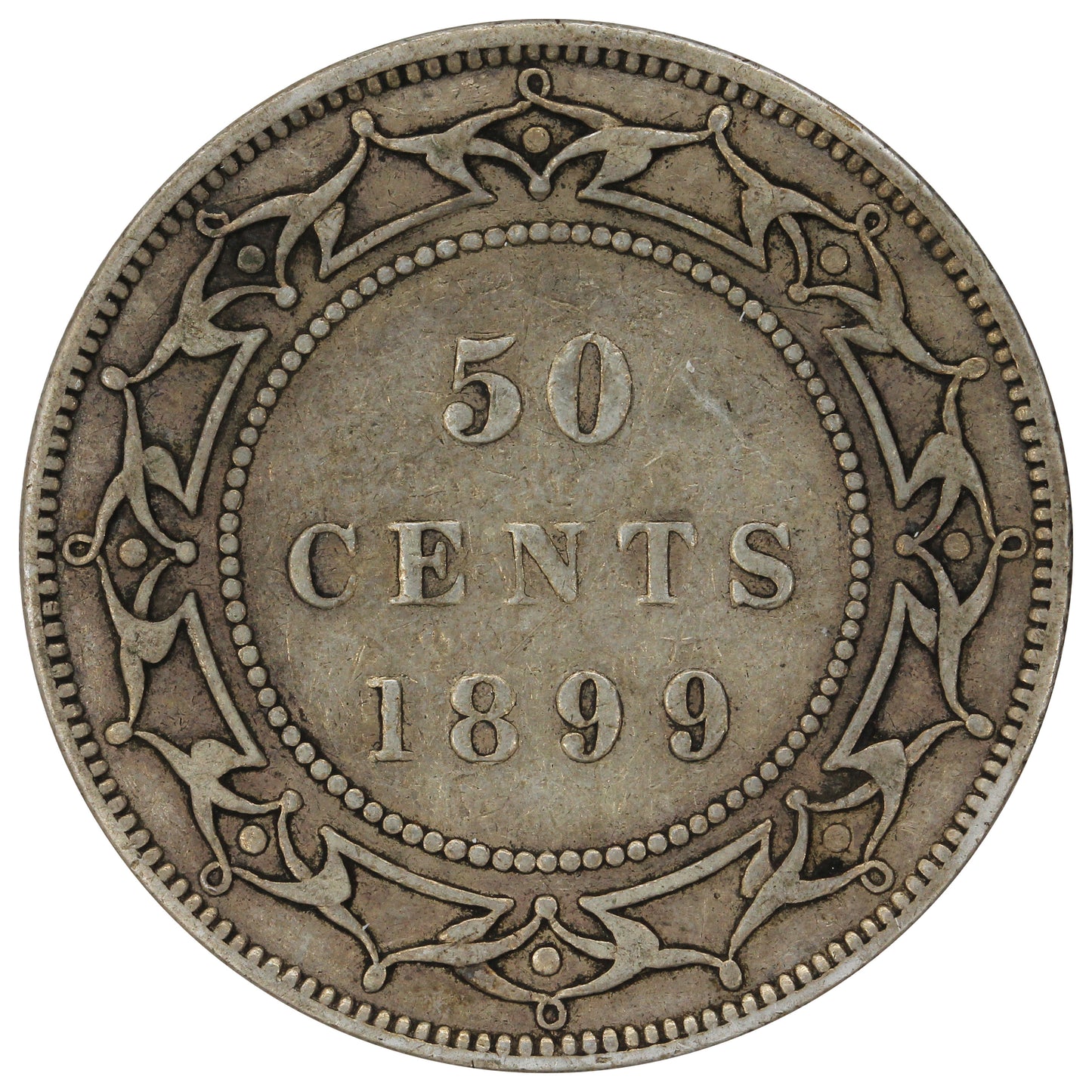 1899 Narrow 9's Newfoundland 50-cents VG-F (VG10)