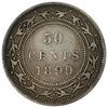 1899 Wide 9's Newfoundland 50-cents F-VF (F15) $