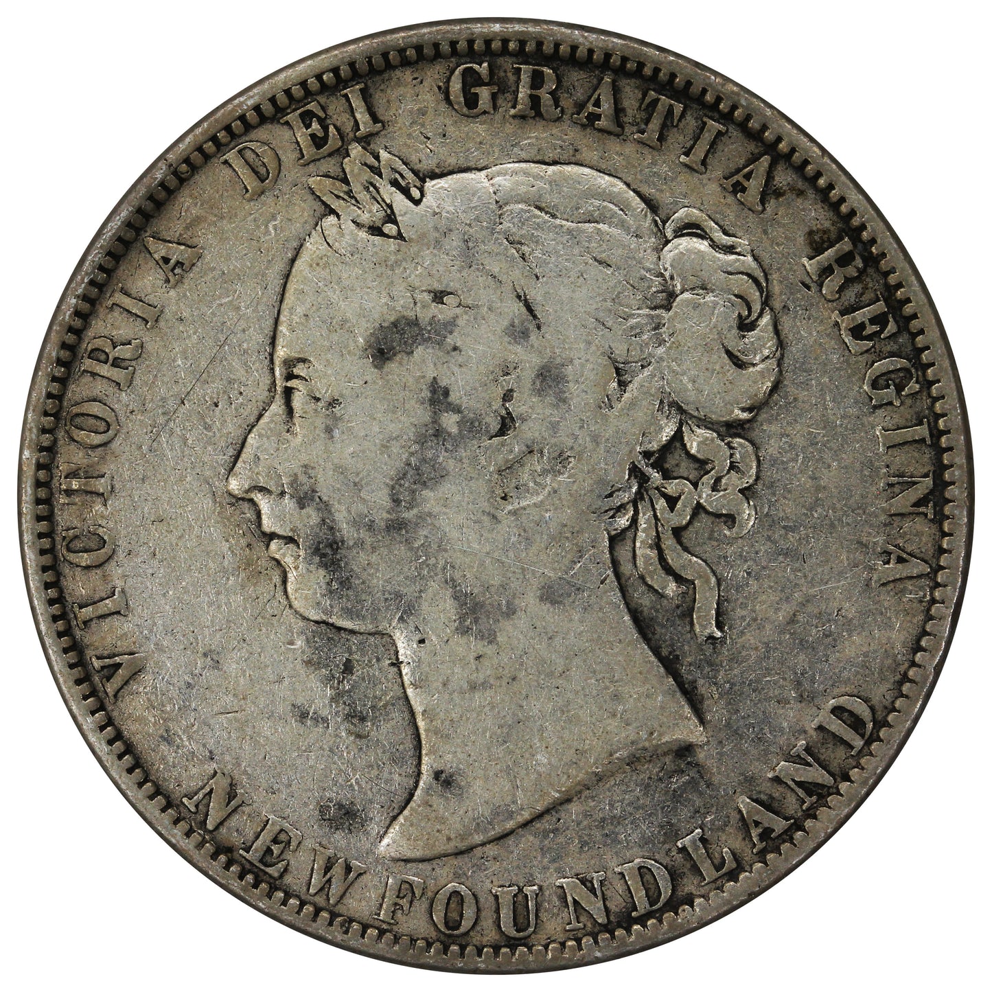 1899 Wide 9's Newfoundland 50-cents G-VG (G6)