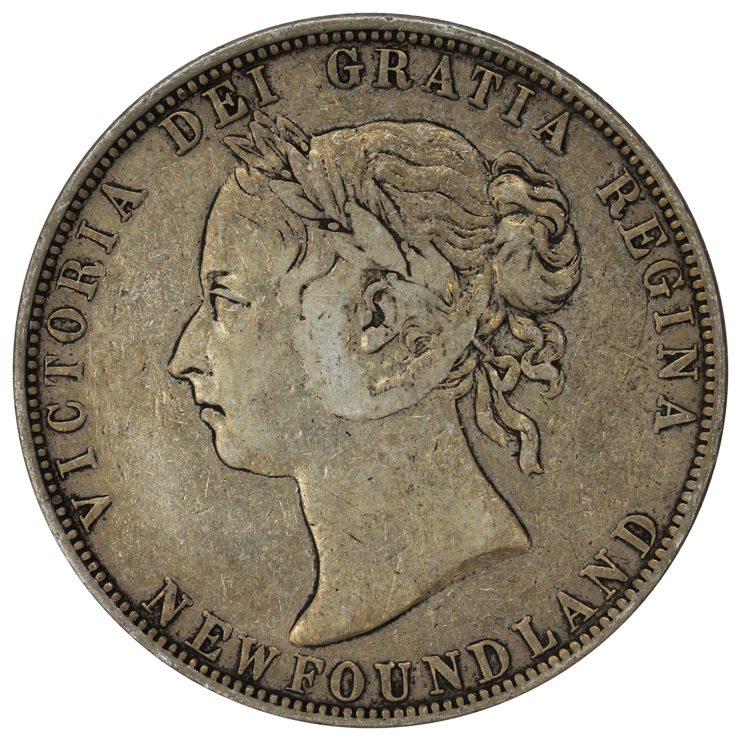 1899 Wide 9's Newfoundland 50-cents VG-F (VG10)