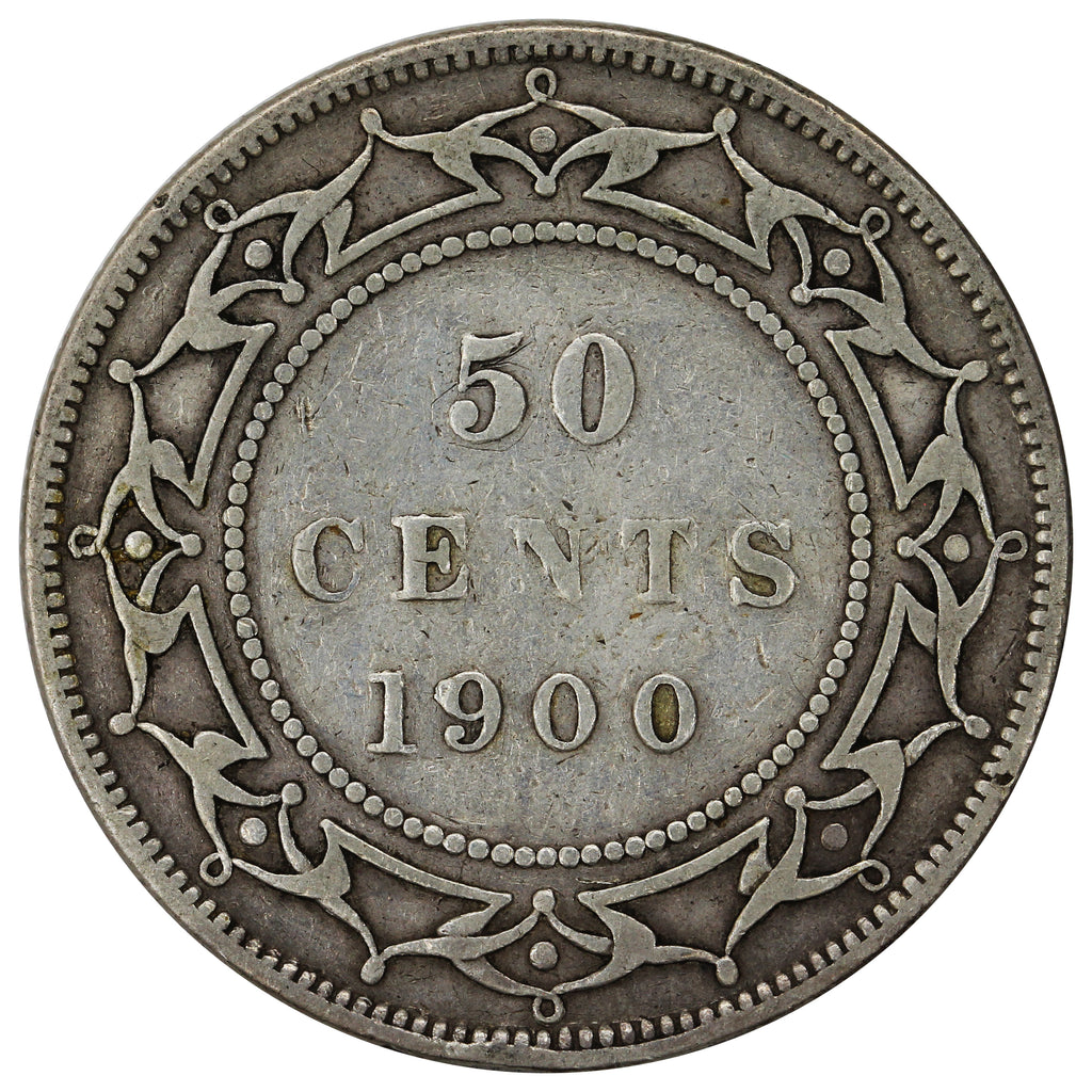 1900 Newfoundland 50-cents Very Good (VG8)