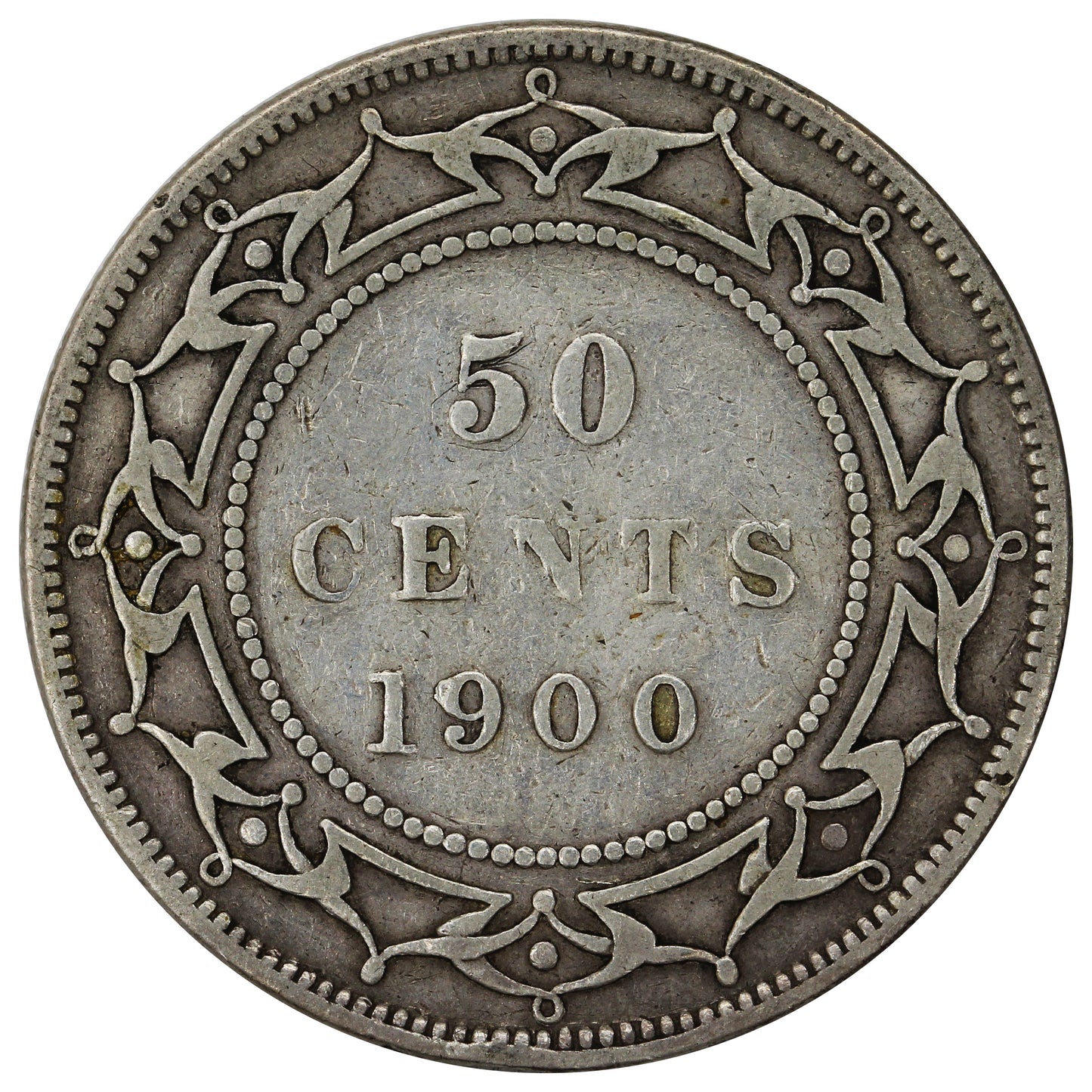 1900 Newfoundland 50-cents Very Good (VG8)