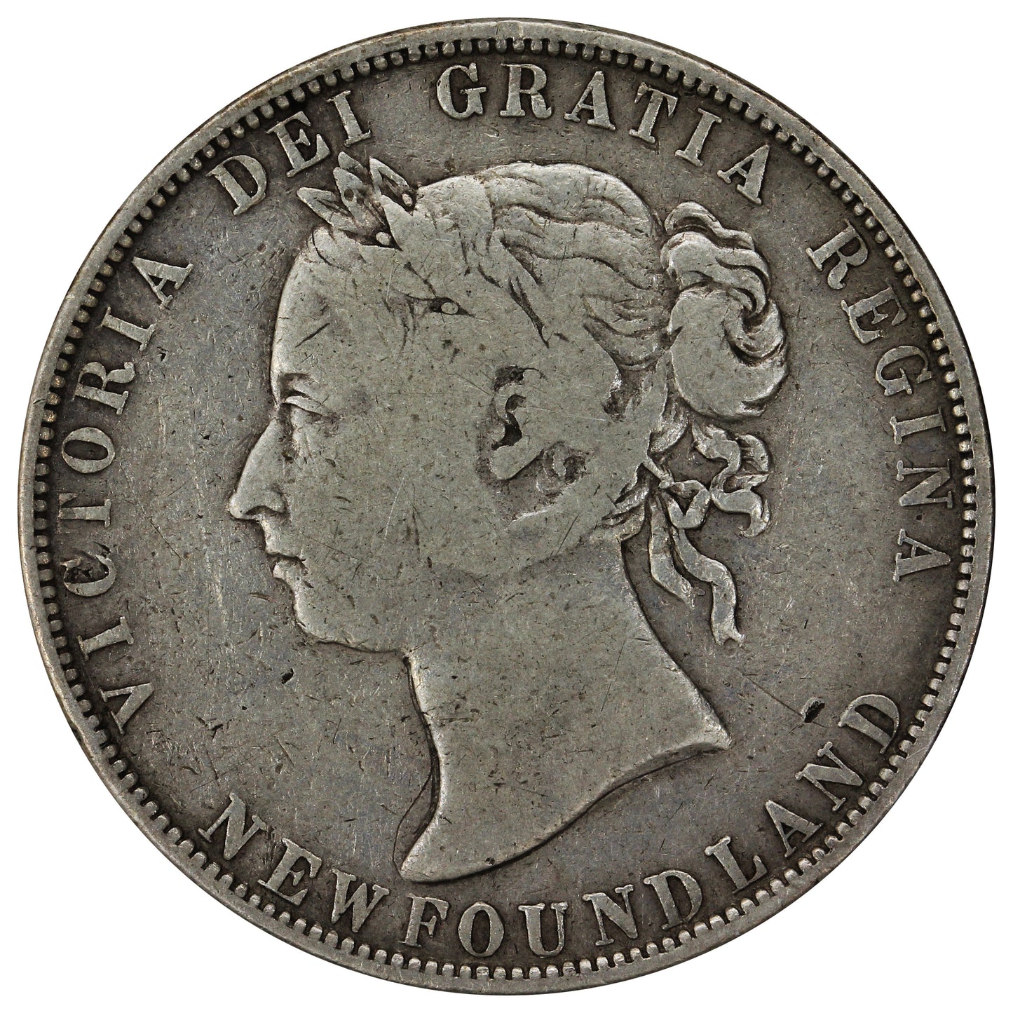 1900 Newfoundland 50-cents Very Good (VG8)