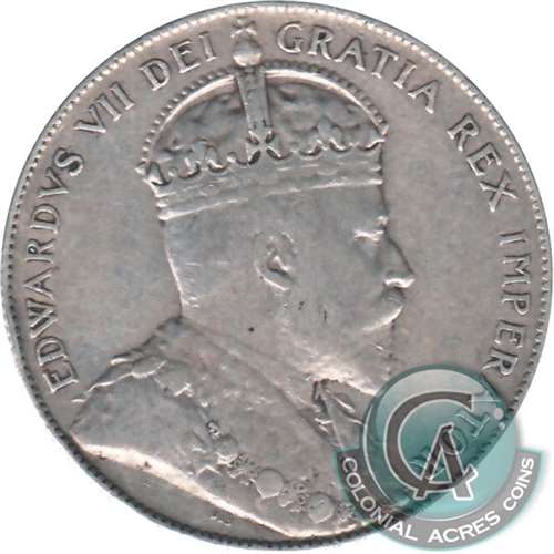 1904H Newfoundland 50-cents Very Fine (VF20)