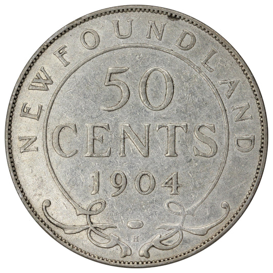 1904H Newfoundland 50-cents VF-EF (VF30)