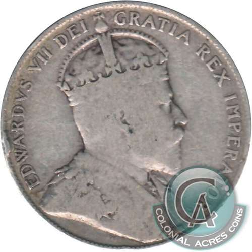 1904H Newfoundland 50-cents VG-F (VG10)