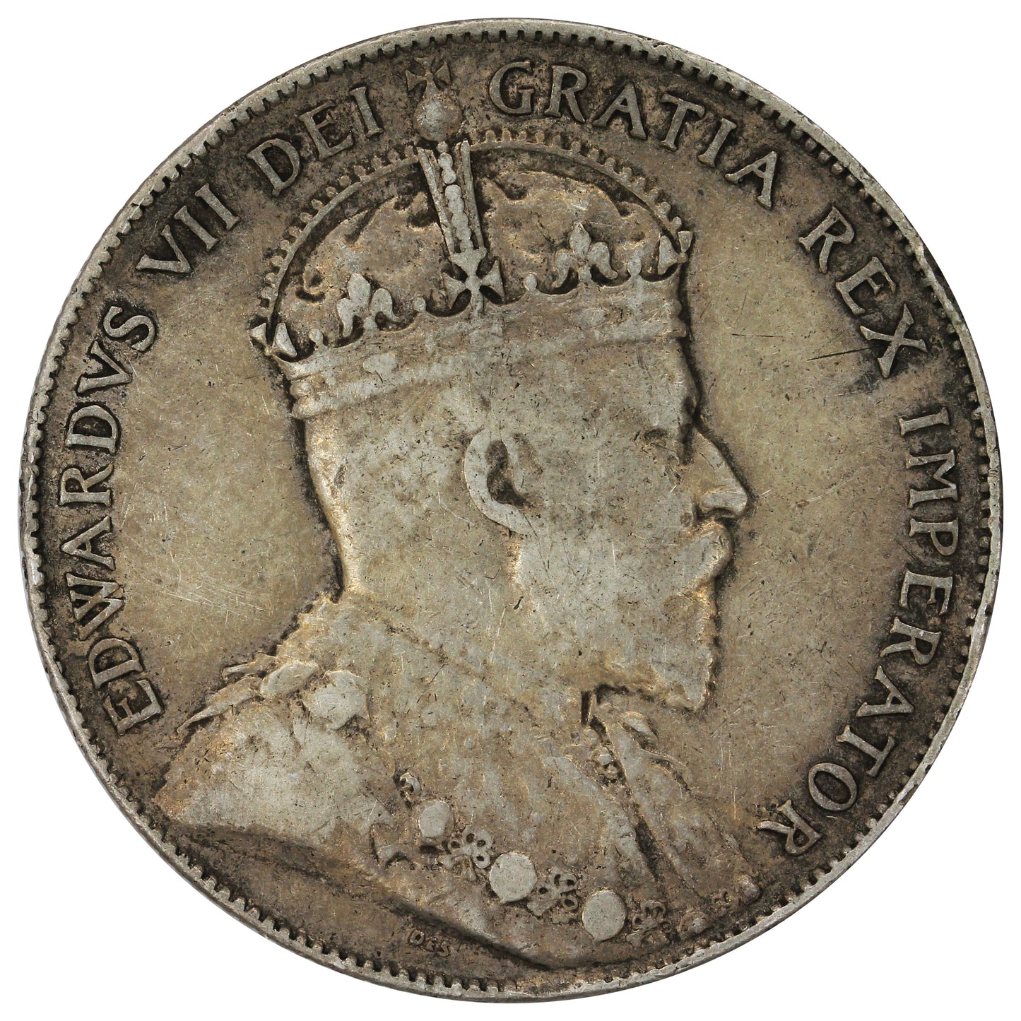 1907 Newfoundland 50-cents F-VF (F15)